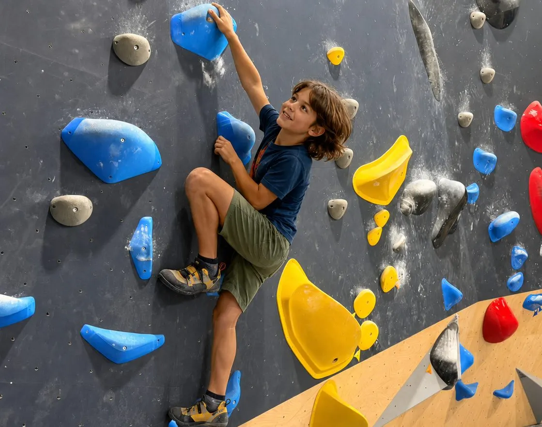 Bouldering at Rocky Climb